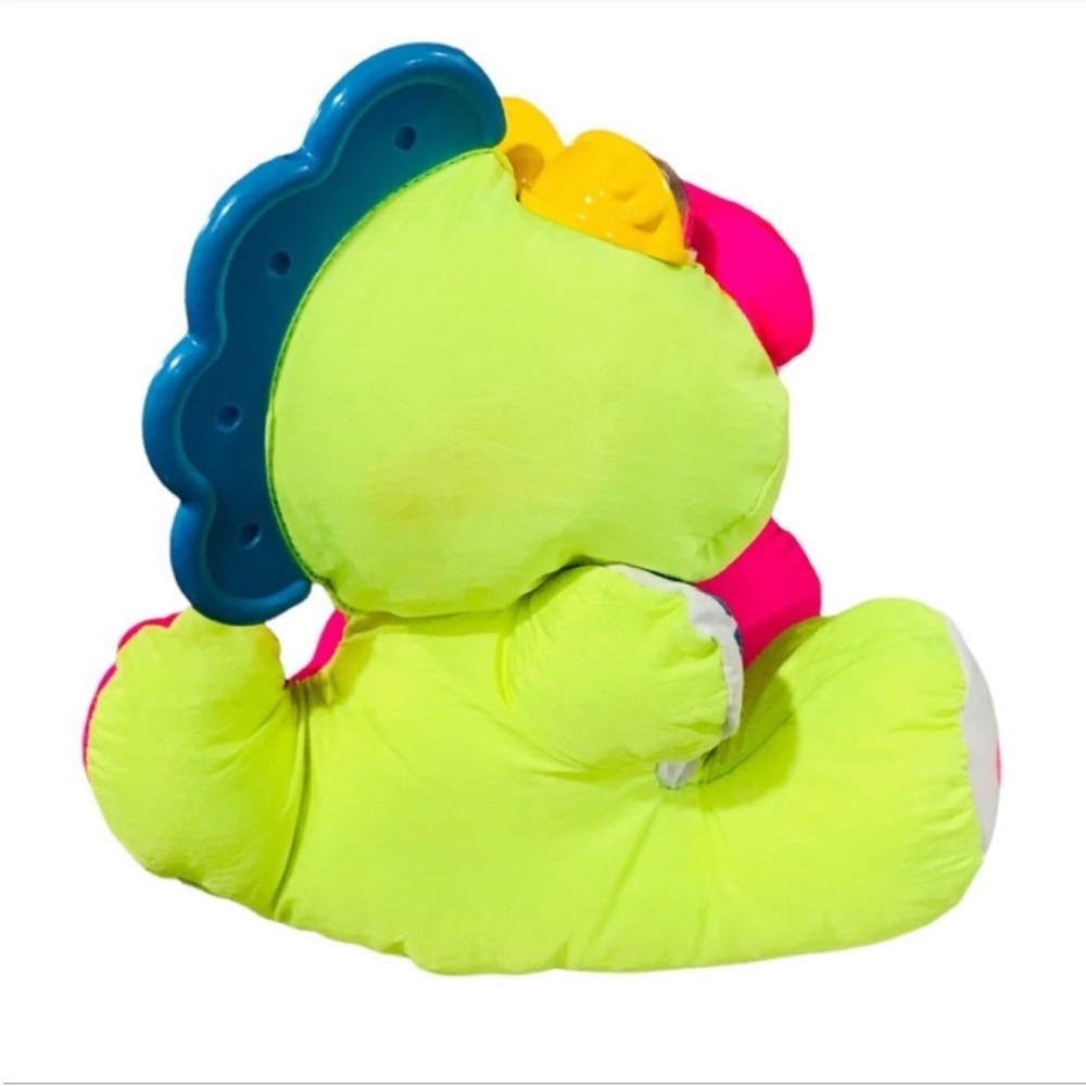 Vintage Fisher Price Puffalump Baby
Dinosaur With Rattle Eyes Plush Stuffed - Picture 5 of 7